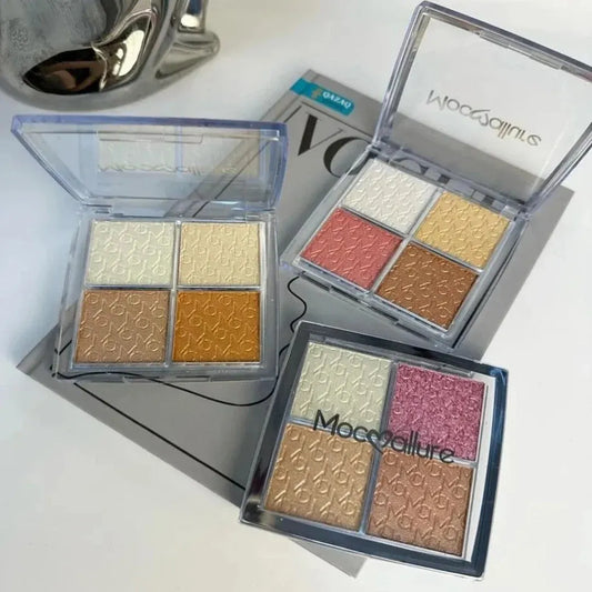 Msyaho 4 Colour Shimmer Make Up Highlighter Palette